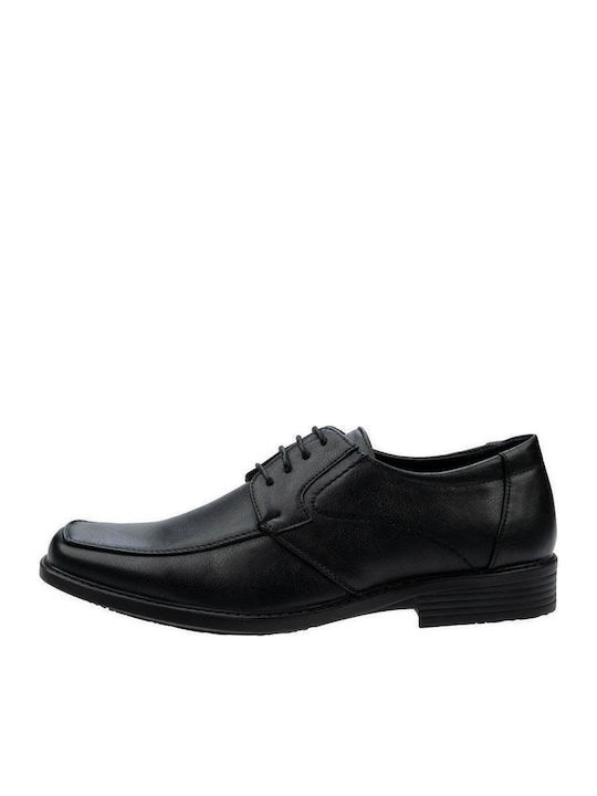 Leder Herren Freizeitschuhe Schwarz