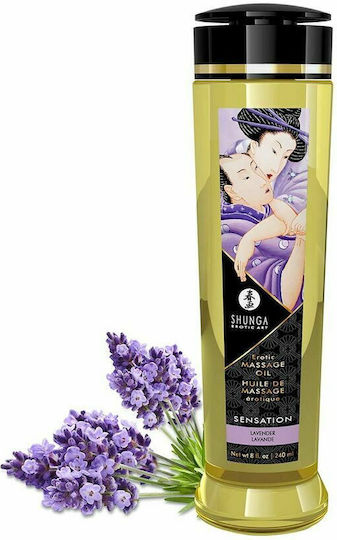 Shunga Erotic Ulei de Masaj cu Parfum Lavanda 240ml
