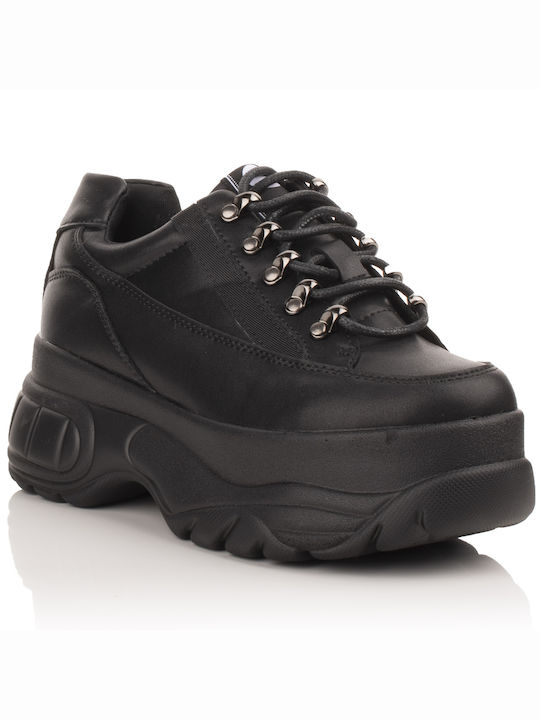 Olympic Stores Η9008B Damen Chunky Sneakers Schwarz 020632