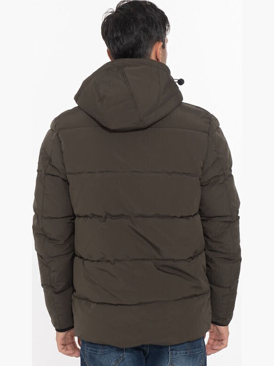 Winter Jacket Puffer Khaki