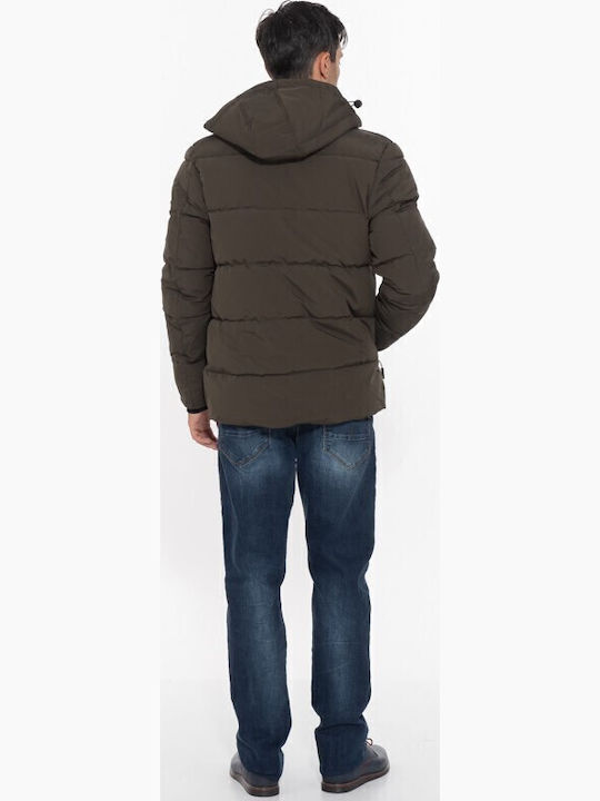 Winter Jacket Puffer Khaki