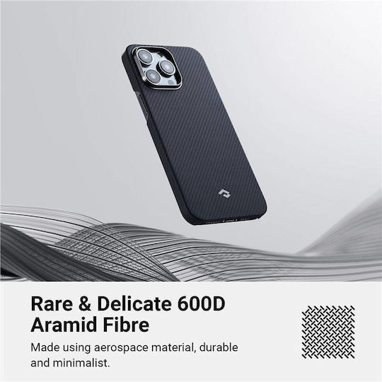 Pitaka MagEZ 3 Aramid Back Cover Aramid Fiber 0.95mm Black (iPhone 14 Pro)