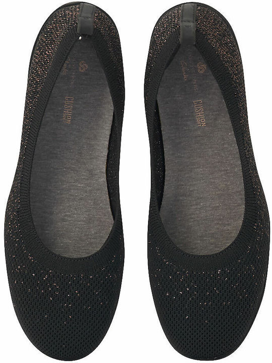 Leather Ballerinas Ayla Paige Black