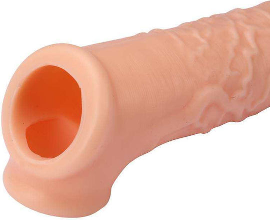 Dream Toys Real Stuff Penis Extender with Ball Strap Extensie Penis Flesh 17cm