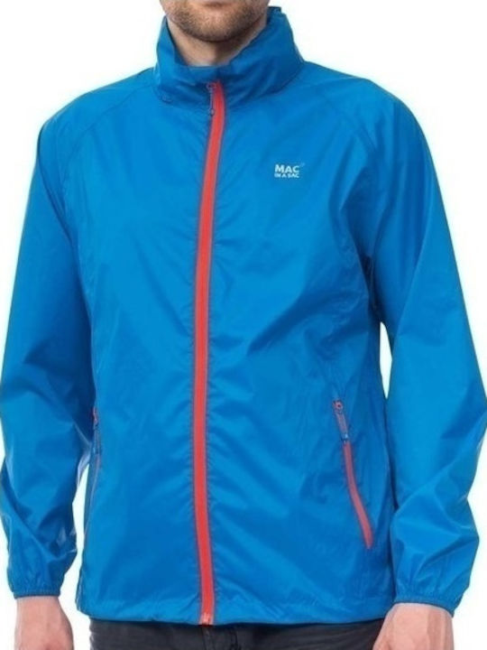 MAC In a Sac Men's Winter Jacket Waterproof and Windproof Blue