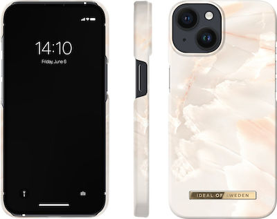 iDeal Of Sweden Fashion Umschlag Rückseite Kunststoff Rose Pearl Marble (iPhone 14) IDFCSS21-I2261-257