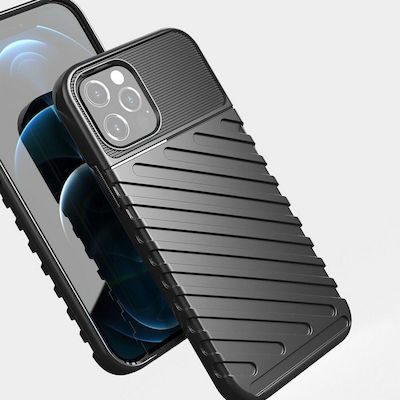 Forcell Thunder Tough Armor Back Cover Σιλικόνης Ανθεκτική Μαύρο (Galaxy A13 4G)