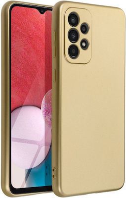 Forcell Metallic Back Cover Σιλικόνης Χρυσό (Galaxy A52 / A52s)