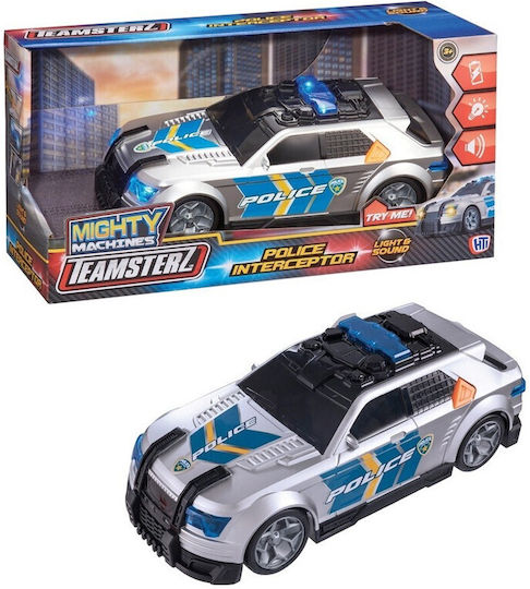 AS Teamsterz Mighty Machines Αυτοκινητάκι Police Interceptor Αστυνομικό για 3+ Ετών