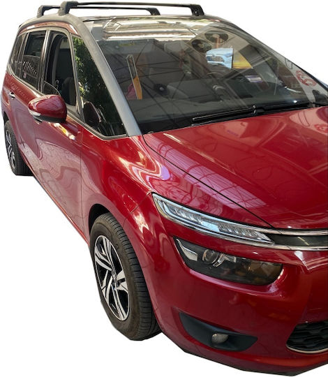 Yakima pentru Citroen C4 Grand Picasso pentru Autovehicule cu Bare de Fabrică (Set cu picioare) Negre