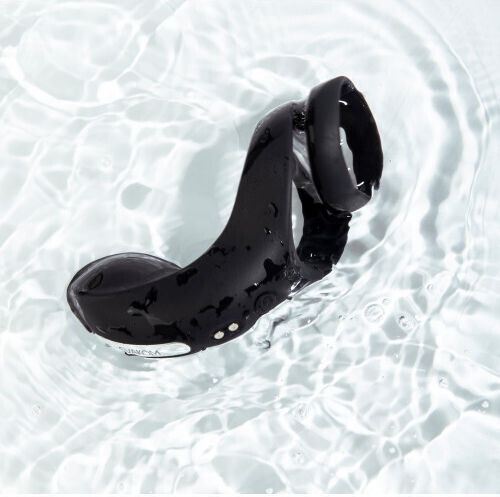 Svakom Benedict Double Ring & Perineum Stimulator Δονούμενο Δαχτυλίδι Πέους Black