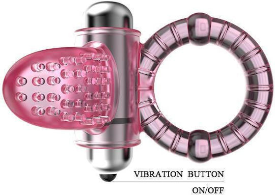 Baile Sweet Vibrating Ring 6.5cm Pink