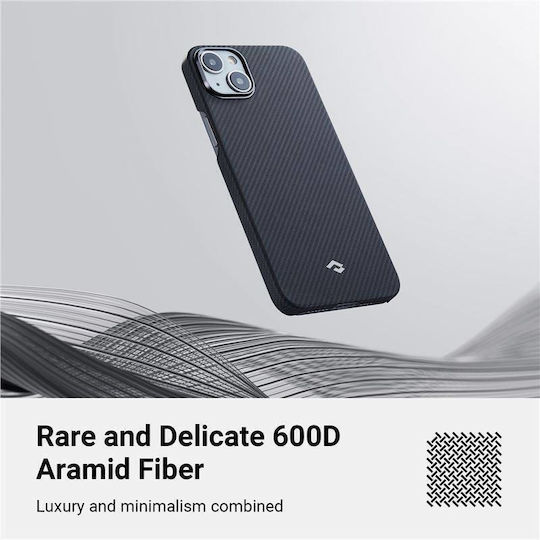 Pitaka MagEZ 3 1500D Back Cover Aramid Fiber 1.05mm Μαύρο (iPhone 14 Plus)