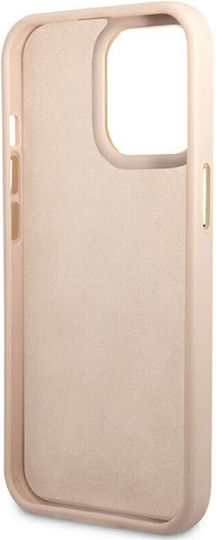 Guess Vintage Gold Logo Back Cover Πλαστικό Ροζ (iPhone 14 Pro)