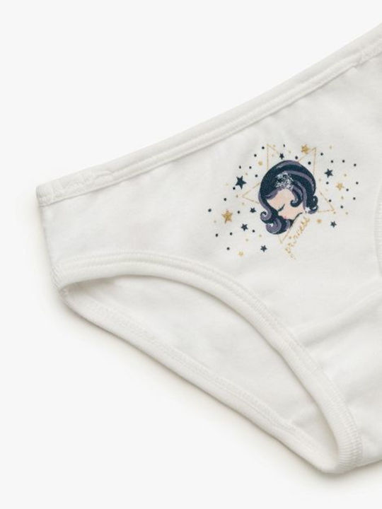 Minerva Princess Stars Kids' Brief White