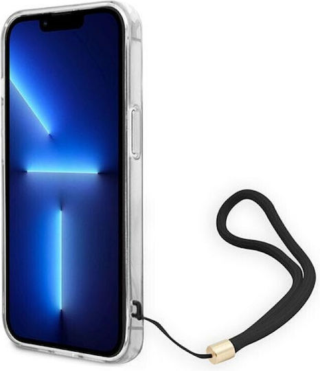 Guess Umschlag Rückseite Kunststoff Braun (iPhone 14 Plus)
