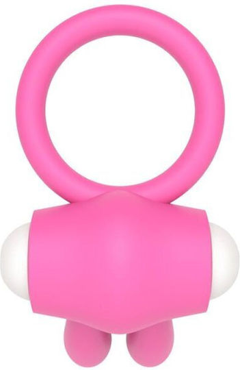 Lovetoy My First Power Clit Cockring Rabbit Vibrant Inel Cock Pink LV1422