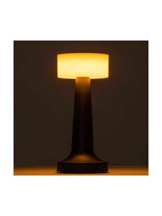 GloboStar Nanna Plastic Table Lamp LED with White Shade and Base