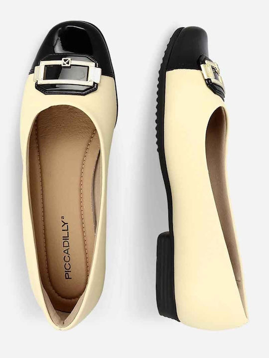 Anatomic Synthetic Leather Ballerinas Vanilla