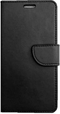 Synthetic Leather Book Black (Redmi 9)