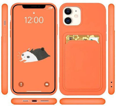 Hurtel Card Case Back Cover Σιλικόνης Μωβ (iPhone 11 Pro Max)