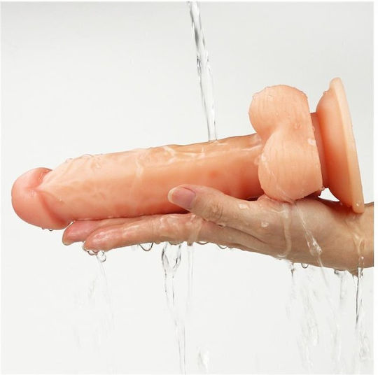 Lovetoy Ingen Easy Strapon Set Harnașament cu Dildo 19cm și Vibrație în culoarea Flesh