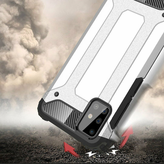 Hurtel Hybrid Armor Tough Back Cover Πλαστικό Μπλε (Galaxy S10 Lite)