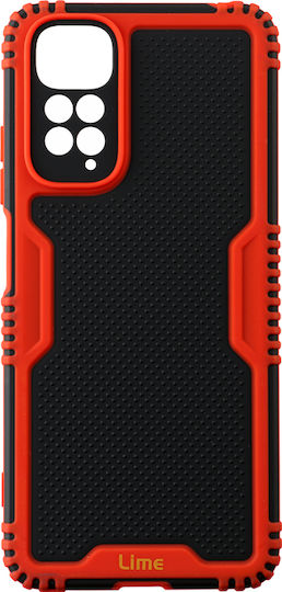 Lime Armadillo Camera Guard Back Cover Πλαστικό Ανθεκτική Κόκκινο (Redmi Note 11 / 11S 4G)