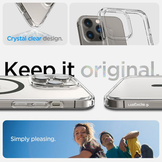 Spigen Ultra Hybrid Mag Back Cover Πλαστικό 2mm Graphite (iPhone 14 Pro)