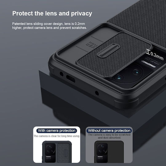 Nillkin Textured Pro Hard Back Cover Plastic Black (Poco F4 5G)