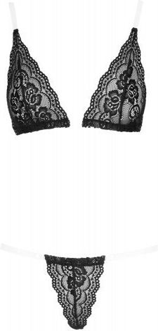 Cottelli Collection Sexy Σετ Εσωρούχων Μαύρο