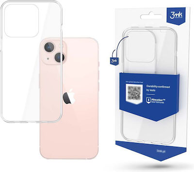 3MK Silicone Back Cover Durable Transparent (iPhone 14)