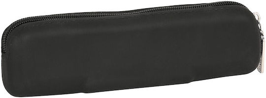 Real Madrid Pencil Case Barrel with 1 Compartment Black