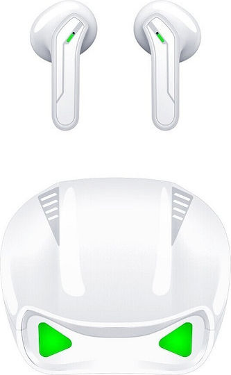 Kumi Χ2 Pro Earbud Bluetooth Handsfree Ακουστικά με Αντοχή στον Ιδρώτα και Θήκη Φόρτισης Λευκά