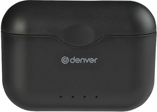 Denver TWE-37 In-ear Bluetooth Handsfree Căști cu Carcasă de Încărcare Negru