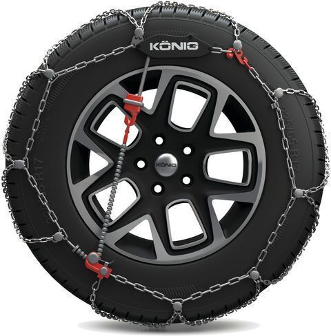 Konig XG Cross No 246 Αντιολισθητικές Αλυσίδες Πάχους 9mm Επιβατικού & 4x4 Αυτοκινήτου 2τμχ