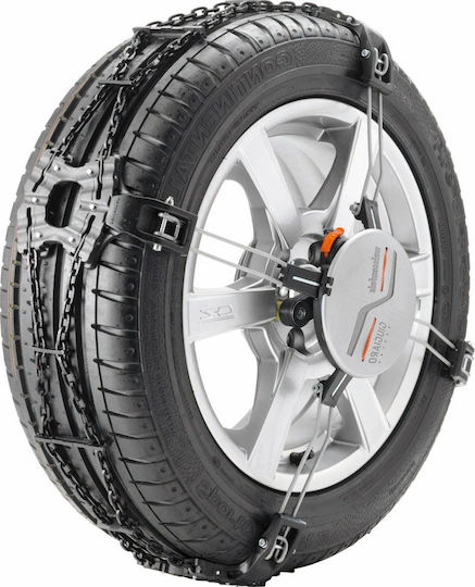 Weissenfels Clack & Go Quatro M90 F20 Spider Type Snow Chains Thickness 9mm Passenger Car 2pcs