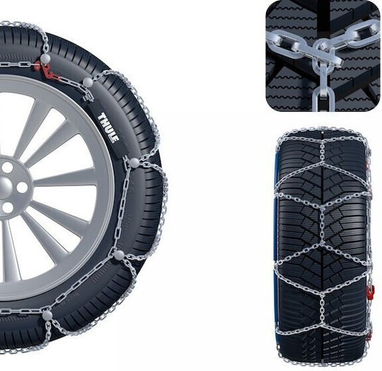 Konig XB-16 No 247 Αντιολισθητικές Αλυσίδες με Πάχος 16mm για Αυτοκίνητο 4x4 2τμχ