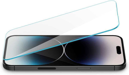 Spigen GLAS.TR Slim 2.5D Full Face Tempered Glass (iPhone 14 Pro)