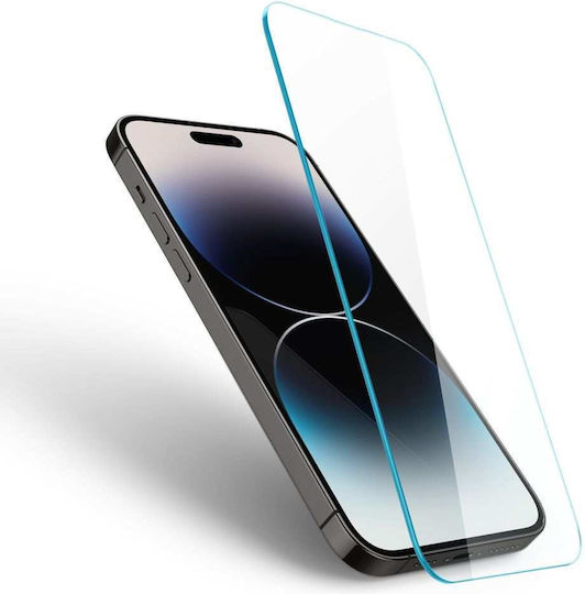 Spigen GLAS.TR Slim 2.5D Full Face Tempered Glass (iPhone 14 Pro)