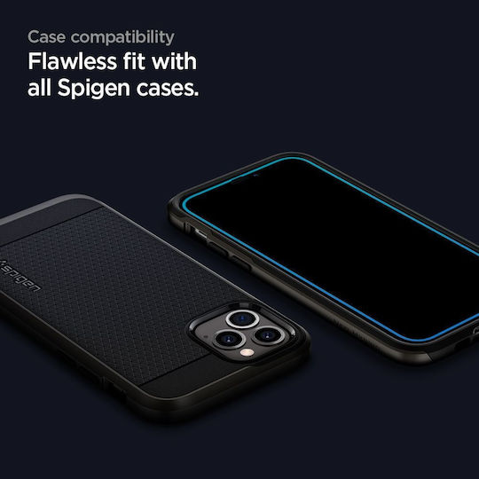 Spigen GLAS.TR Slim 2.5D Full Face Tempered Glass (iPhone 14 Pro)