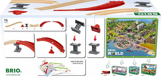 Brio Toys Железопътни Релси от Дърво за 3+ години+ Години