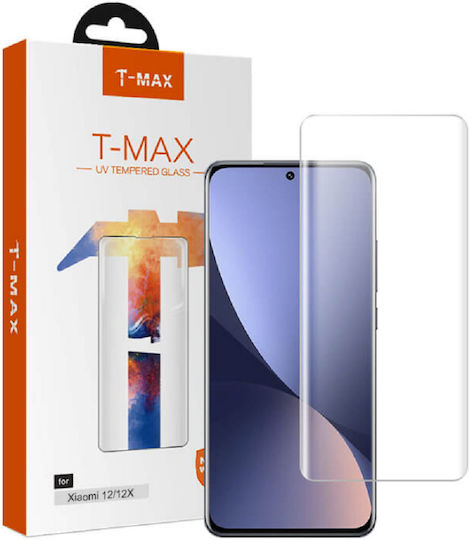 T-Max Lamp Included 3D UV Liquid Full Glue Full Face Tempered Glass (Galaxy S22 Ultra 5G)