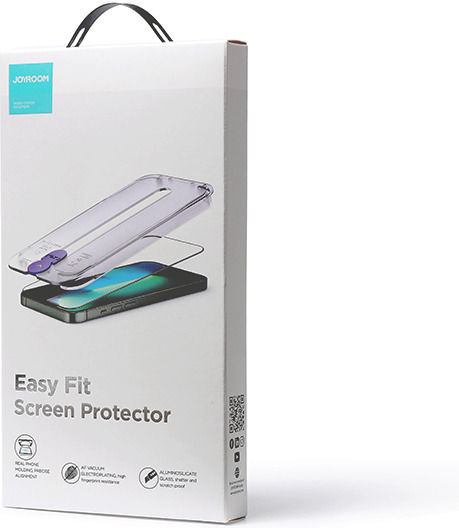 Joyroom Knight with Mounting Kit Закалено стъкло (iPhone 14 Pro)