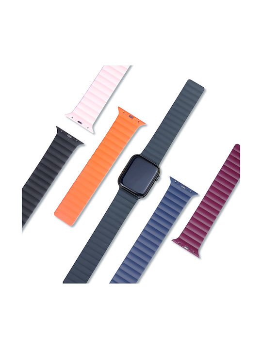 XO BT01B Armband Silikon Gray & Orange (42/44/45mm Universal) 16.001.0060