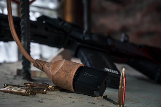 Tactical Φορτιστής Χωρίς Καλώδιο με Θύρα USB-A και Θύρα USB-C 20W Power Delivery / Quick Charge 3.0 Μαύρος (Base Plug Dual)