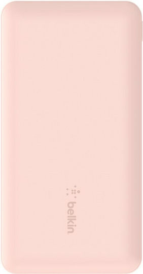 Belkin Boost Charge 3-Port Power Bank 10000mAh 15W με 2 Θύρες USB-A και Θύρα USB-C Ροζ Χρυσό