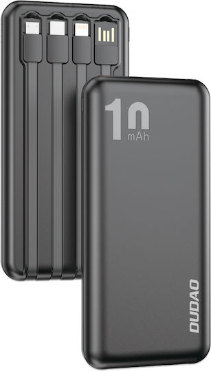 Dudao K6Pro Power Bank 10000mAh mit 2 USB-A Anschlüssen Weiß