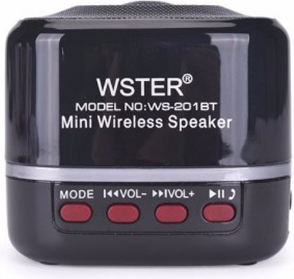 Factory WS-201BT Ηχείο Bluetooth με Ραδιόφωνο Κόκκινο