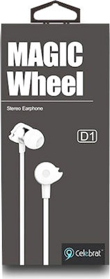 Celebrat Xidier D1 In-ear Handsfree with 3.5mm Connector White